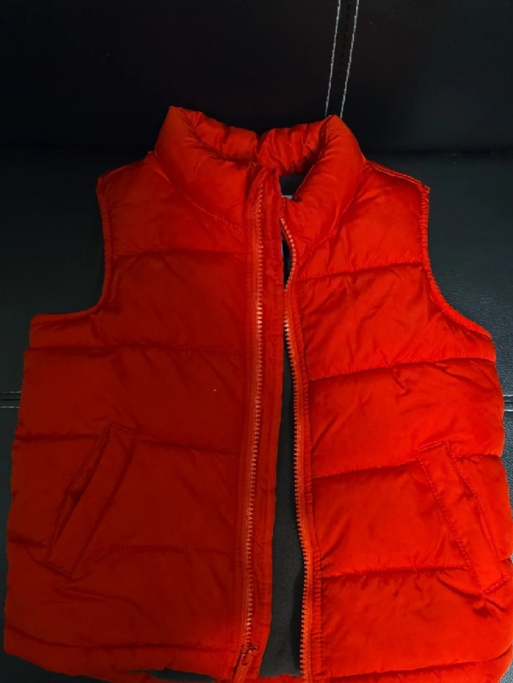 Boys 4T Old Navy Red Puffer Vest